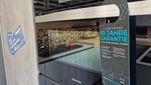 10 Jahre Garantie auf die gesamte Küche inklusive Elektrogeräte