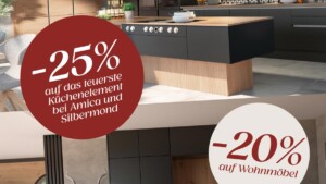 ‒25% auf das teuerste Küchenelement