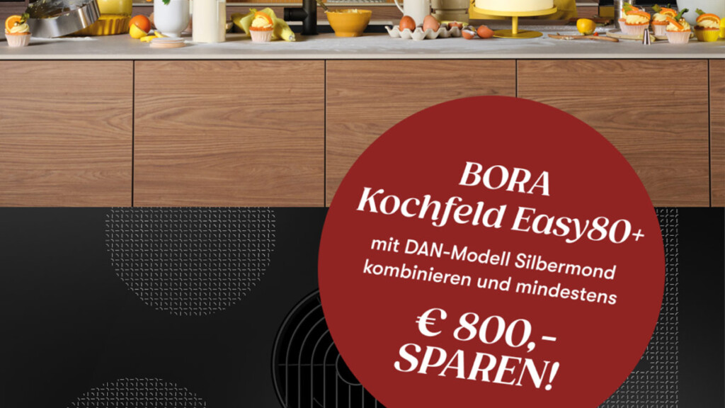 Silbermond Küche & Bora Kochfeld Easy 80